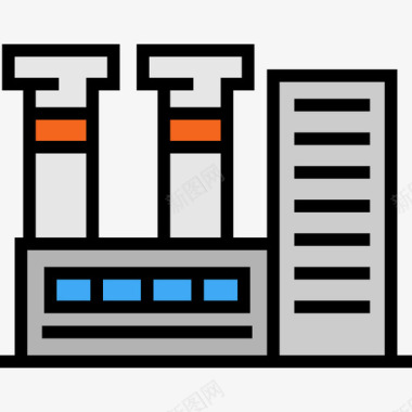图片的景观工厂景观5线条色彩图标图标