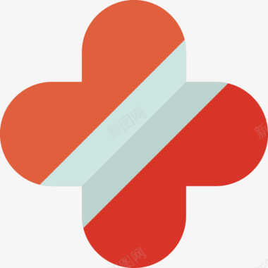 红十字会红十字会3号医院公寓图标图标