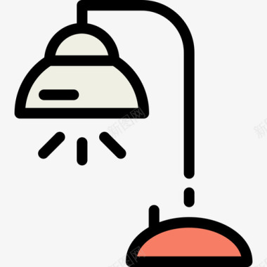 面对教育的图标灯教育12线性颜色图标图标