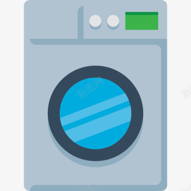 家用电器洗衣机家用电器平板图标图标