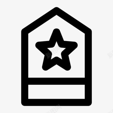 高级星认证荣誉图标图标