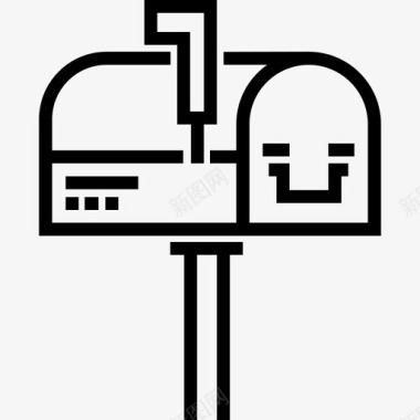 邮箱qq邮箱真实状态线性图标图标