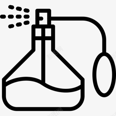 香水正视图香水美容2直系图标图标