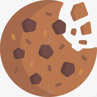 饼干婴儿图标元素扁平图标