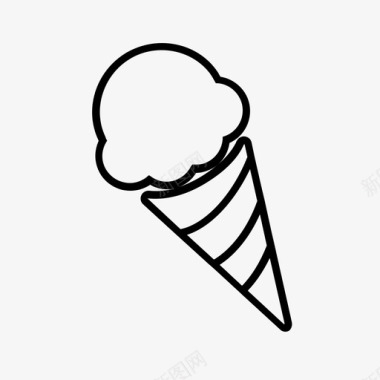 蛋卷冰淇淋饮料蛋卷图标图标