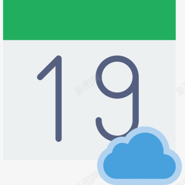 日历日历交互资源2平面图标图标