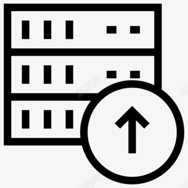 磁盘存储服务器上传数据库主框架图标图标