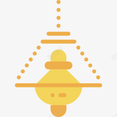 手托香炉香炉宗教6平的图标图标