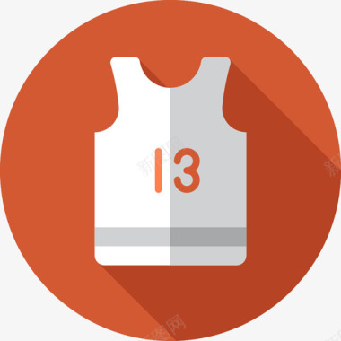 篮球icon篮球运动衫健身房和健身2扁平图标图标