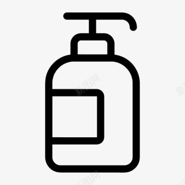 洗手液肥皂瓶子洗手液图标图标