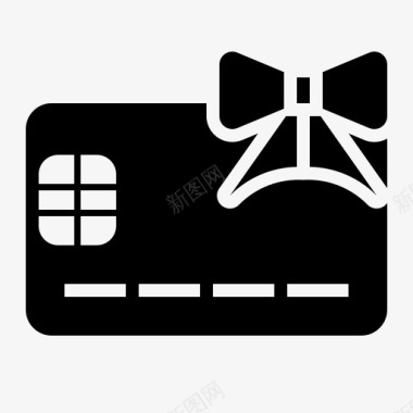 促销卡芯片信用卡图标图标