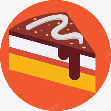 芒种背景图片蛋糕片食品9扁平图标图标