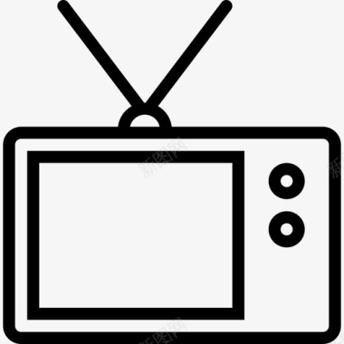 电视技术和设备成套设备图标图标
