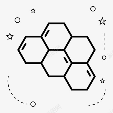 学校UV链化学化合物图标图标