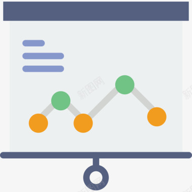 演示演示文稿商务系列3扁平图标图标
