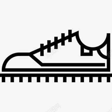 足球鞋运动5直线型图标图标