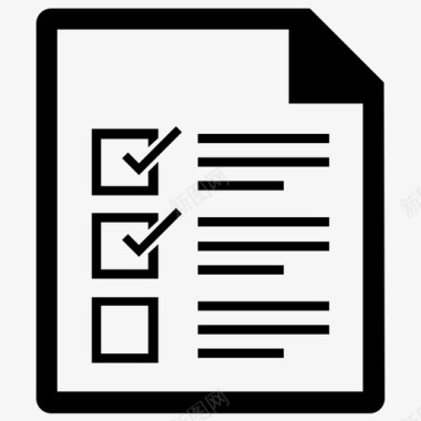 翻新清单任务列表待办事项列表图标图标