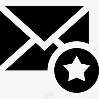 电子邮件可靠的联系和沟通元素填充图标图标