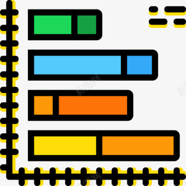 黄色棒球棒分析搜索引擎优化和分析2黄色图标图标