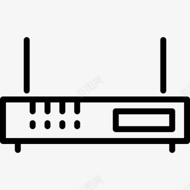 商务小元素Wifi商务元素集合2线性图标图标