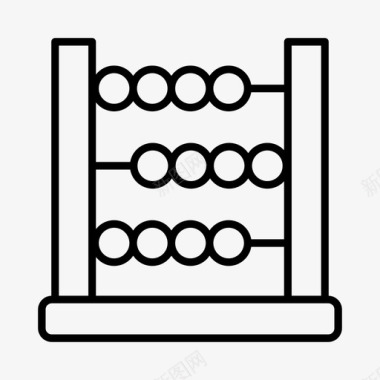 写作业孩子算盘孩子游戏图标图标