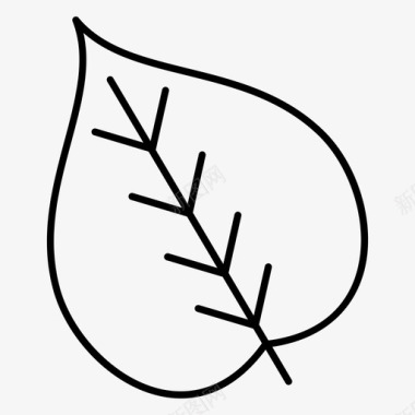 绿色PNG叶子绿色植物图标图标