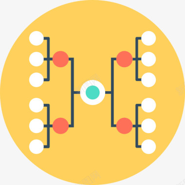 团队获奖结构团队和组织循环图标图标