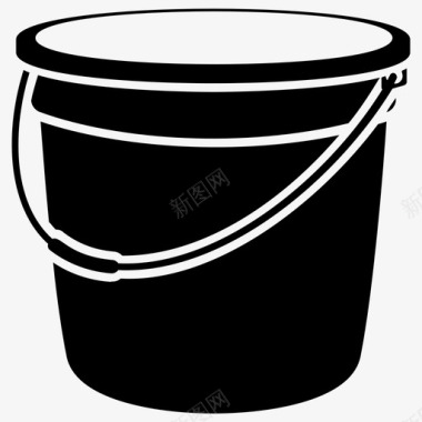 桶花园桶水桶图标图标