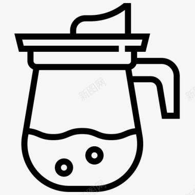 马克咖啡壶饮料莫卡图标图标
