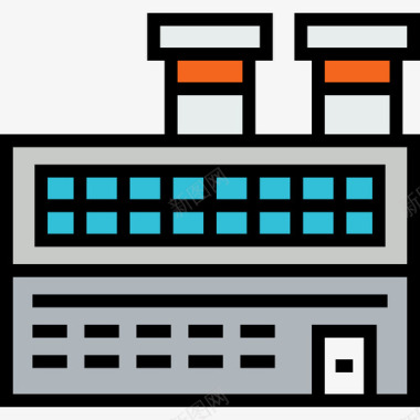 工厂好货工厂工业2线颜色图标图标