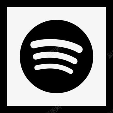 SpotifySpotify徽标集合线性图标图标