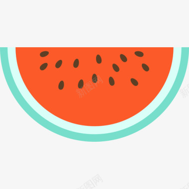 西瓜食物夏季系列图标图标