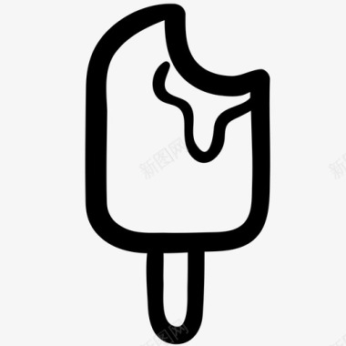 冰棒美味冰激凌图标图标