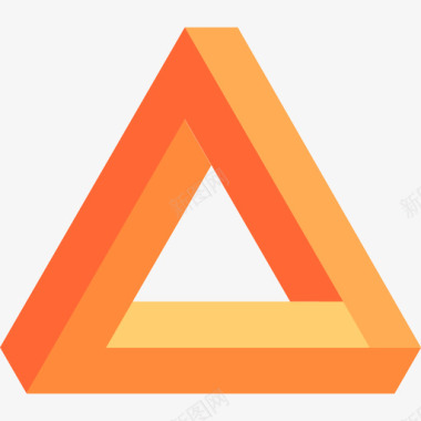 三角形时髦款式2扁平图标图标
