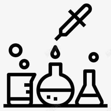 实验与科学实验教育科学图标图标