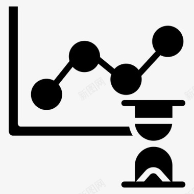 时间图沙漏分析图表沙漏图标图标
