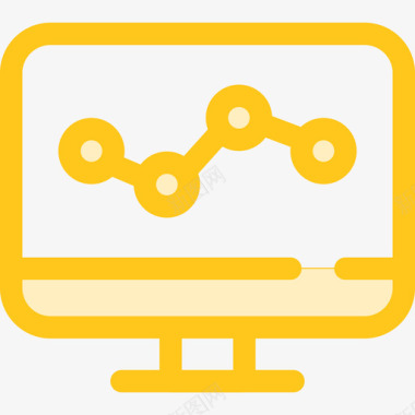 黄色校车统计商务和办公3黄色图标图标