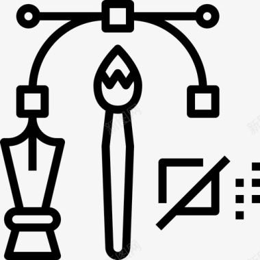 向量标号向量学校图标集合线性图标