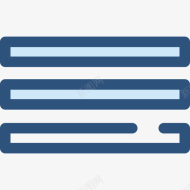菜单网络按钮5蓝色图标图标