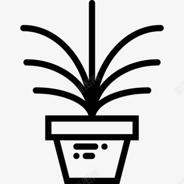 植物成套直系图标图标