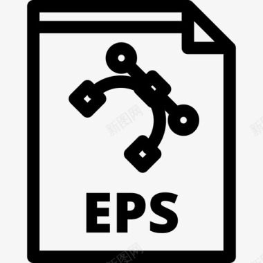 EPS格式3Eps文件类型3线性图标图标