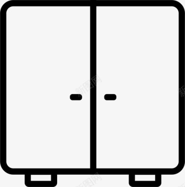 储藏室衣柜橱柜衣服图标图标