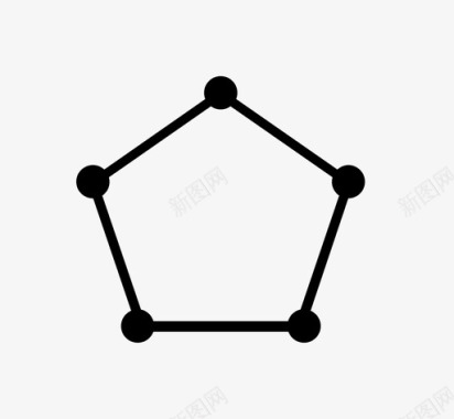 六边形形状圆几何体图标图标