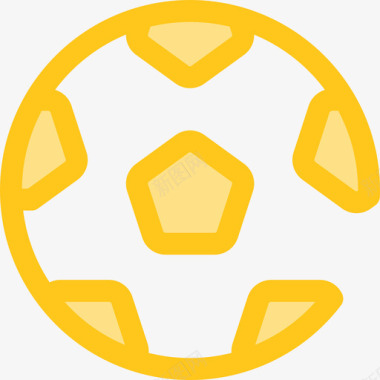 足球运动27黄色图标图标