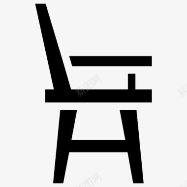 椅子木制椅子木制家具图标图标