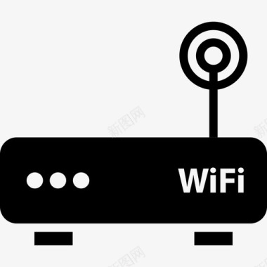 Wifi电子图形填充图标图标