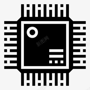 AC控制器微控制器电路技术图标图标