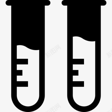 小黑湖试管实验实验室图标图标