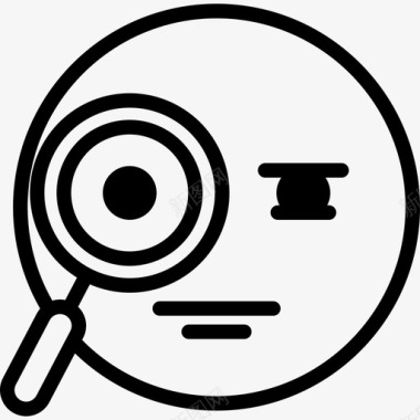 QQ表情图片多疑表情直率图标图标