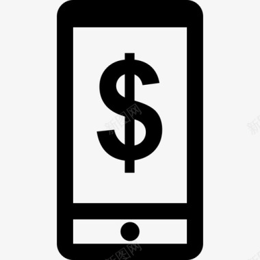 小米系列手机智能手机商务图标系列线性图标